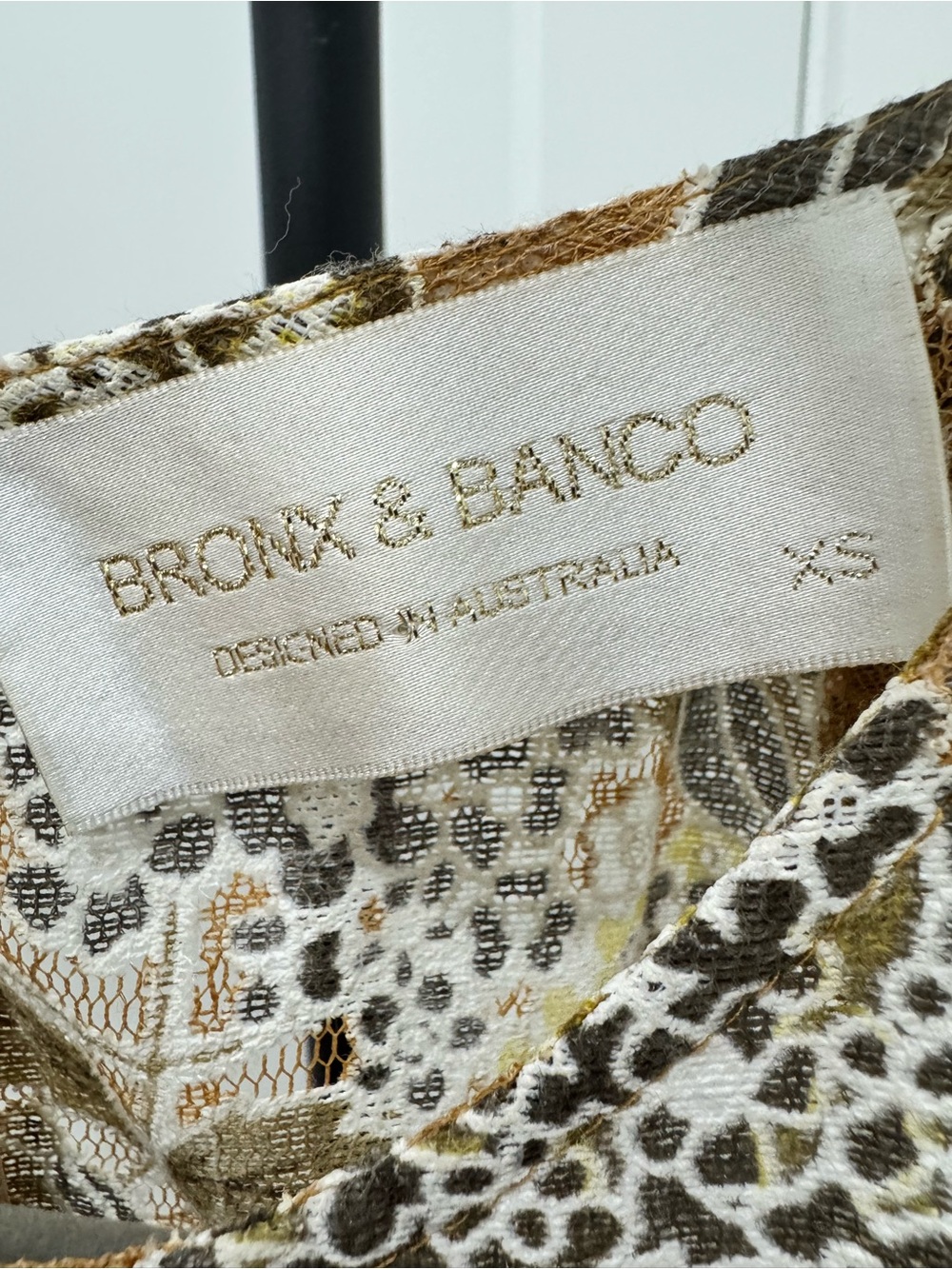 Bronx & Banco Floral Lace Asymmetrical Ruffle Maxi Dress XS - Picture 8 of 13